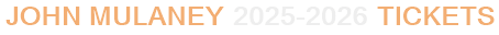 John Mulaney 2025-2026 Tickets